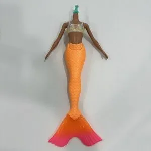 Barbie Doll Replacement Body Mermaid Mermaids Pink Hair Fin